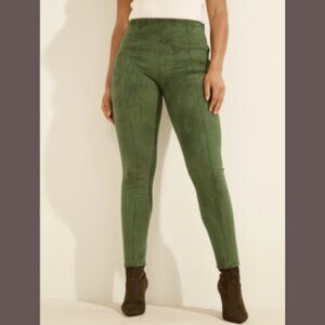 GUESS Maya Faux-Suede Leggings Size: S